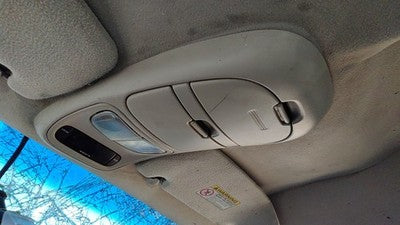 2000-2001 Dodge Dakota Center Overhead Console Dome Light Map Lamp Cubby Gray