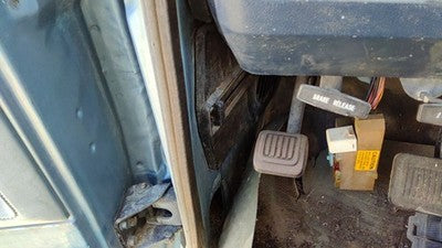 1986 Dodge Ram W150 Driver Left Lower Kick Trim Panel Oem Blue