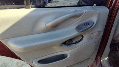 97-99 Expedition Driver Left Rear Inside Door Trim Panel With Switches Back Gray