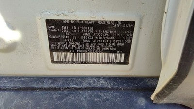 2010-2012 Subaru Legacy Outback Driver Left Cylinder Head Assembly Oem 2.5L