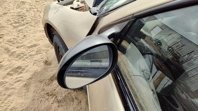 95-00 Dodge Stratus Driver Left Power Side Mirror Door Mounted Oem Champagne Pte