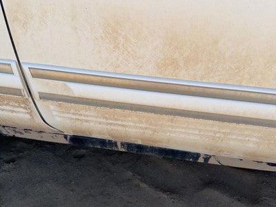 94 Lincoln Town Car Driver Left Front Moulding From Door Oem Trim Strip White Wt