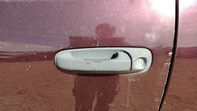 2003-2009 Dodge Ram 2500 Driver Left Front Outside Door Handle Oem Red 6Cf
