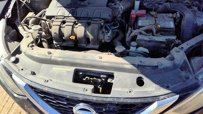 13-19 Nissan Sentra Top Plastic Cover Above Radiator Support Sight Shield Oem