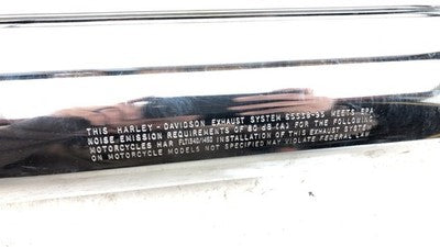2000 Harley Davidson Take Off Muffler 96-05 Touring 6553995