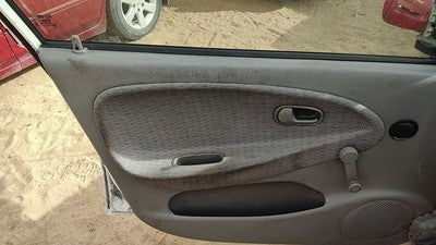 2001-2002 Kia Rio Driver Left Front Door Trim Panel Manual Windows Gray