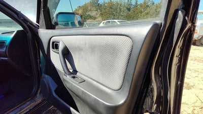 2002 Infiniti G20 Passenger Right Front Door Trim Panel With Switches Black