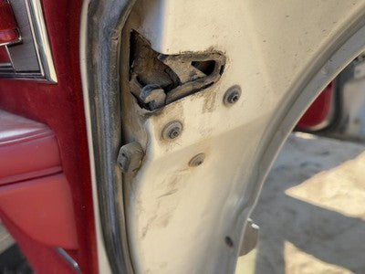 1986 Olds 88 Passenger Right Rear Door Latch With Rods/Cables Oem Back