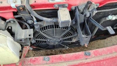 1994-1997 Ford Aspire Electric Condenser Cooling Fan Assembly With Motors 1.3L