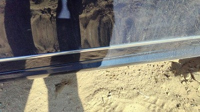 08-14 C300 Passenger Right Front Moulding From Door Trim Strip Lunar Blue 890