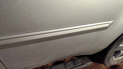 2009 Honda Pilot Driver Left Rear Moulding From Door Back Trim Strip Silver Si