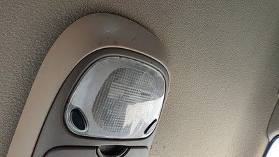 1998 Lincoln Navigator Center Overhead Console Dome Light Map Lamp Cubby Tan Kx
