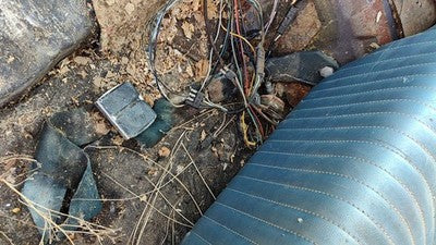 1964 Ford Thunderbird Coupe Driver Left Front Seat Belt Buckle Oem Blue