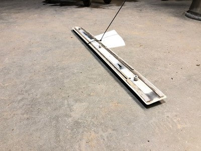 00-03 Sentra Passenger Right Rear Moulding On Door Back Trim Strip White Qm1