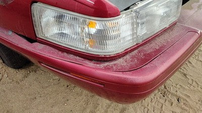 01 Cadillac Eldorado Passenger Right Trim Strip Below Headlight Crimson Red 86U