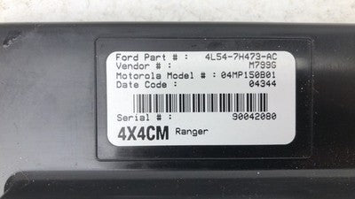 2004-2005 Ford Ranger Transfer Case Control Module Computer Oem 4X4 4L5z7e453aa