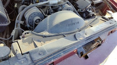 1998-00 Gmc Yukon Radiator Cooling Fan Shroud Oem Plastic Housing 5.7L 15153686