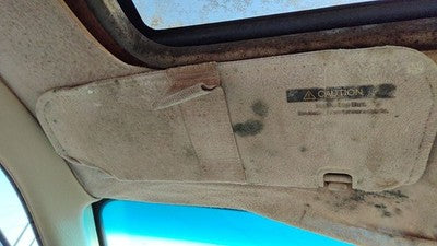 1993 Saturn Sc2 Coupe Driver Left Sun Visor Oem Tan