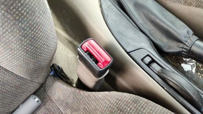 1997 Ford Contour Passenger Right Front Seat Belt Buckle Receiver Oem Ul Tan