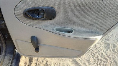 96-98 Saturn Sl1 Passenger Right Rear Door Trim Panel Manual Windows Back Gray