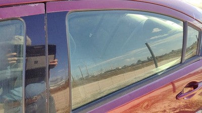 2004-2012 Mitsubishi Galant Driver Left Rear Side Window Door Glass Oem Back