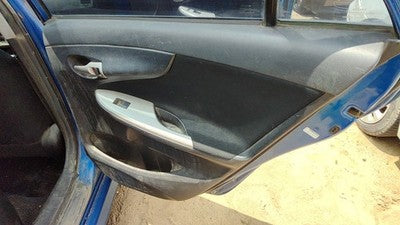 09 10 Corolla Passenger Right Rear Inside Door Trim Panel With Switches Back