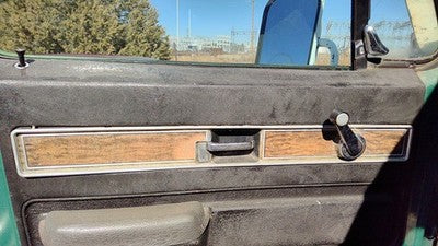 1976 Silverado C10 Driver Left Front Door Trim Panel Paed Black