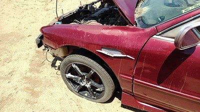 1994-1997 Honda Accord Driver Left Front Fender Oem Red 4790721