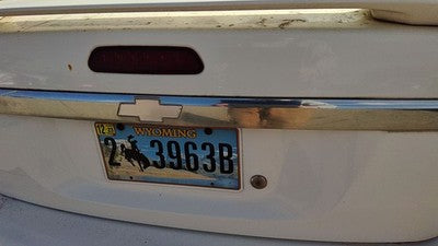 2005 New Style Malibu License Plate Trim Surround Panel Tail Trunk Finish Chrome