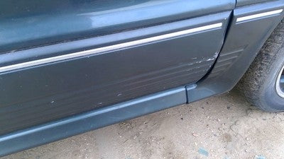 1991 Mitsubishi Galant Vr-4 Passenger Right Front Moulding From Door Trim Green