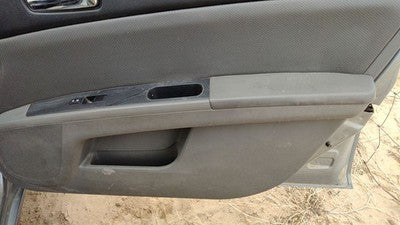 08-09 Sentra Passenger Right Front Door Trim Panel With Switches Charcoal W