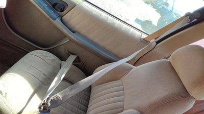 1993 Grand Prix Passenger Right Front Seat Belt Retractor Shoulder Tan 2 Door
