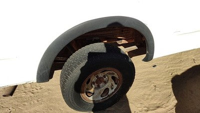 1997-2004 Ford F150 Passenger Right Rear Wheel Flare Moulding Oem Back