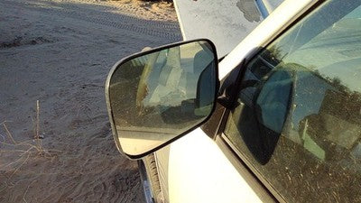 1988-2000 Gmc Sierra 2500 Driver Left Side Mirror Door Mounted Oem 19177486