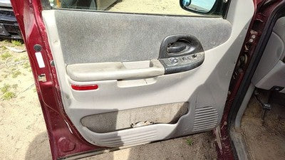 01-02 Venture Driver Left Front Door Trim Panel With Master Switch Gray 14D