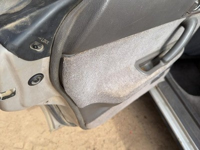 1990 Subaru Legacy Driver Left Rear Door Trim Panel With Switches Back Gray