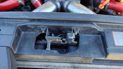 2000-2004 Audi A6 Hood Latch Assembly With Bracket Oem 4B0805588N