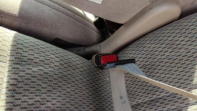 1997 Ford F150 Driver Left Front Seat Belt Buckle Receiver Oem Tan Mx