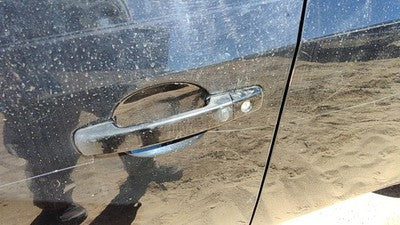 2007-2009 Nissan Sentra Driver Left Front Outside Door Handle Oem Black Kh3