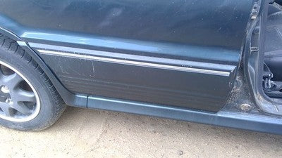 91 Mitsubishi Galant Vr4 Passenger Right Rear Moulding From Door Back Trim Green