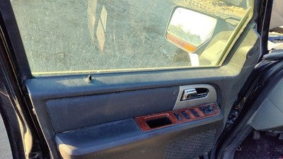 07-14 Expedition Driver Left Front Door Trim Panel wth Master Switch Black/Camel