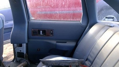 94 Chevy Caprice Passenger Right Rear Inside Door Trim Panel Only Oem Back Blue