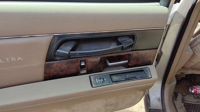 92 Buick Park Ave Ultra Driver Left Rear Door Trim Panel With Switches Back Tan