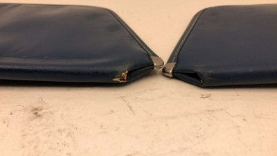 1984 Pair Ford F150 Driver Passenger Left Right Sun Visor Oem Blue