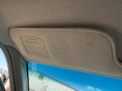 1995 Isuzu Rodeo Driver Left Sun Visor Oem Gray 160