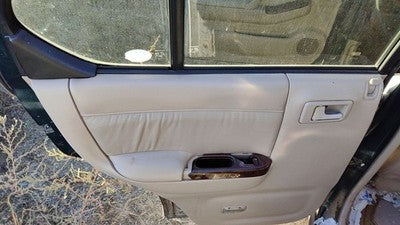 00 Honda Passport Driver Left Rear Door Trim Panel With Switches Back Bge Beige