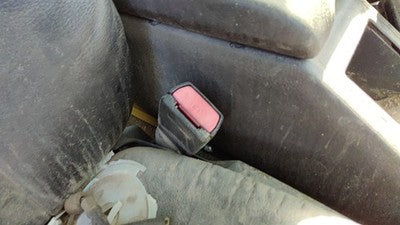 Bmw 540I Passenger Right Front Seat Belt Buckle Receiver Oem Black