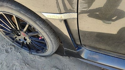 2015-2016 Subaru Wrx Driver Left Moulding From Fender Trim Strip Dark Gray Dgm