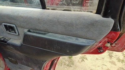 95 Nissan Pathfinder Passenger Right Rear Door Trim Panel With Switches Back