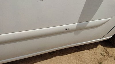 00-07 Station Wagon Passenger Right Front Moulding From Door Trim Strip White Yz
